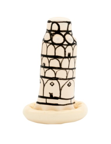 CONDOMERIE - HANDBEMALTE NEUHEITSKONDOME PISA-TURM
