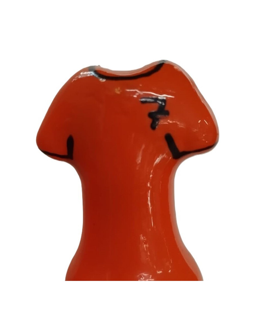 CONDOMERIE - HANDBEMALTES NEUHEITS-KONDOME ORANGE SHIRT