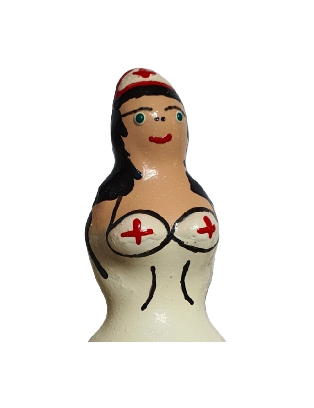 CONDOMERIE - HANDBEMALTE NEUHEITSKONDOME KRANKENSCHWESTER SCHWARZ