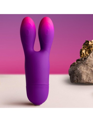 ROCKS-OFF - GLO-GIRL BUNNY LILA FLEXIBLER VIBRATOR
