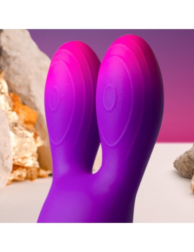 ROCKS-OFF - GLO-GIRL BUNNY LILA FLEXIBLER VIBRATOR