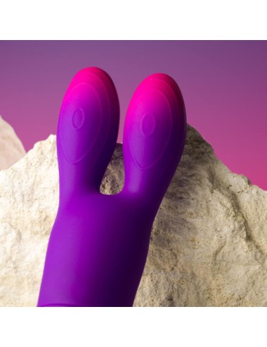ROCKS-OFF - GLO-GIRL BUNNY LILA FLEXIBLER VIBRATOR