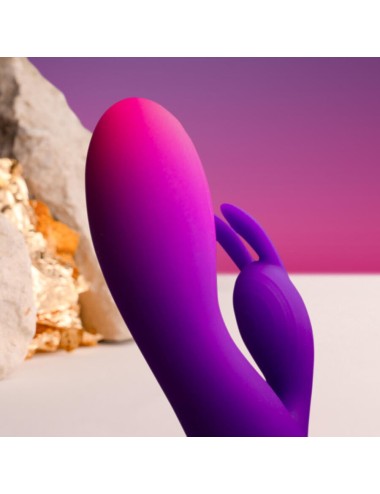 ROCKS-OFF - GLO-GIRL LILA RABBIT VIBRATOR