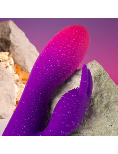 ROCKS-OFF - GLO-GIRL LILA RABBIT VIBRATOR