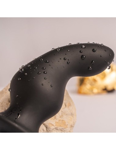 ROCKS-OFF - RO-ZEN RRO ANAL PLUG MIT VIBRIERENDEM PENISRING SCHWARZ