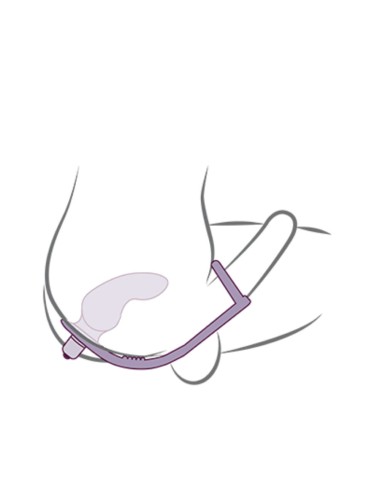 ROCKS-OFF - RO-ZEN RRO ANAL PLUG MIT VIBRIERENDEM PENISRING SCHWARZ