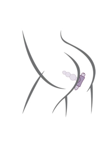 ROCKS-OFF - PETITE SENSATIONS BUBBLES ANAL PLUG VIBRATOR SCHWARZ