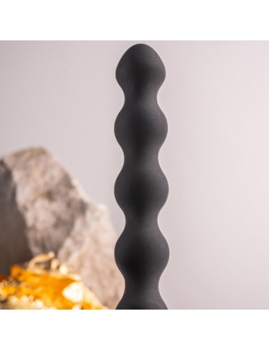ROCKS-OFF - PETITE SENSATIONS PEARLS ANAL PLUG VIBRATOR SCHWARZ