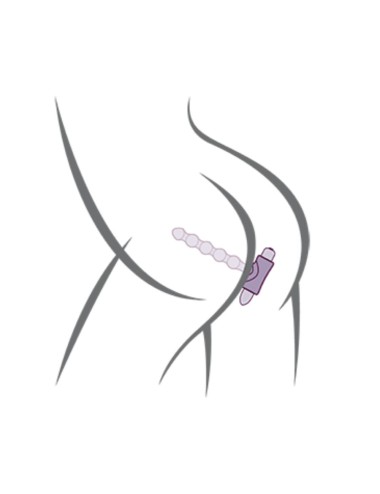 ROCKS-OFF - PETITE SENSATIONS PEARLS ANAL PLUG VIBRATOR SCHWARZ