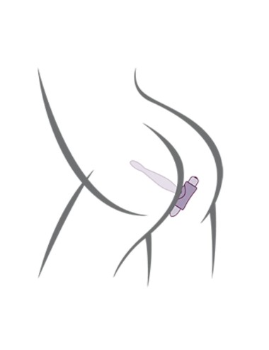 ROCKS-OFF - PETITE SENSATIONS TEAZER ANAL PLUG VIBRATOR LILA