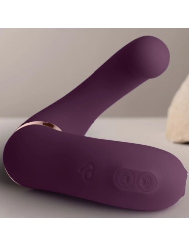 ROCKS-OFF - GEMINI DUAL VIBRATOR G-SPOT KLITORIS STIMULATOR LILA