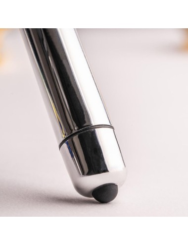 ROCKS-OFF - RO-80 CHROM VIBRIERENDES BULLET SILBER