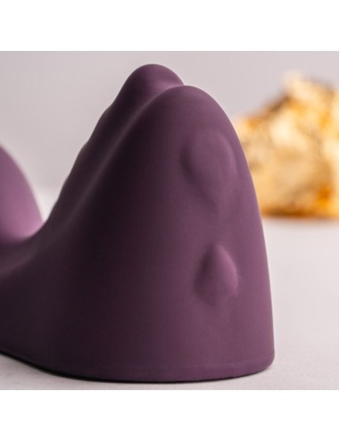 ROCKS-OFF - RUBY GLOW PURPLE SIT-ON VIBRATOR