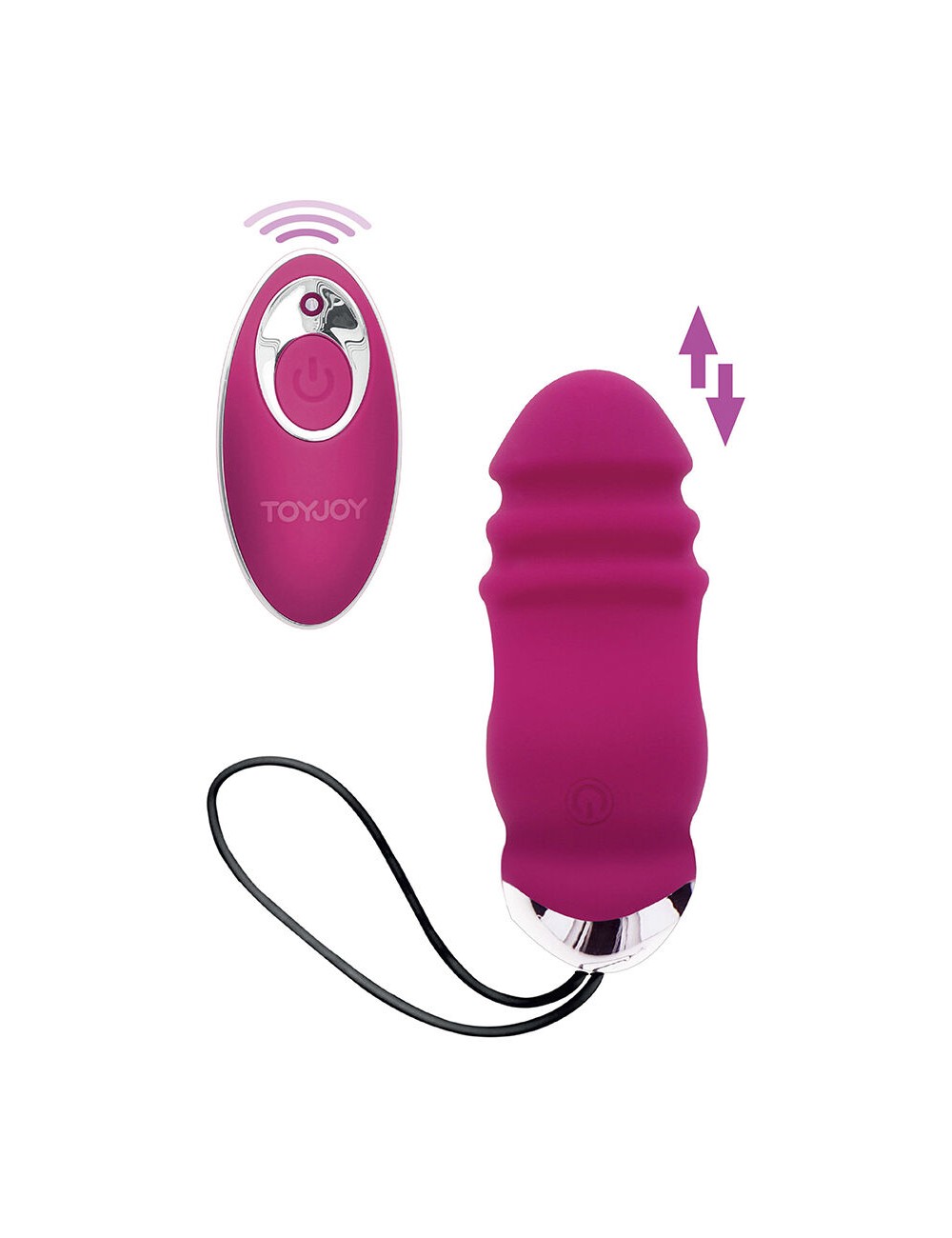 TOYJOY - HAPPINESS SUNN SIDE UP AND DOWN FUCHSIA VIBRATOR FERNBEDIENUNG