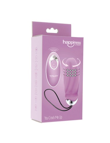 TOYJOY - HAPPINESS YOU CRACK ME UP ROSA VIBRATOR MIT FERNBEDIENUNG