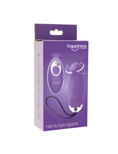 TOYJOY - HAPPINESS MY ORGASM EGGSPLODE LILA VIBRATOR MIT FERNBEDIENUNG