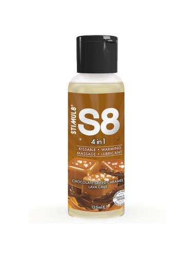 STIMUL8 - S8 4 IN 1 SCHOKOLADE UND GESALZENES KARAMELL-DESSERT-SCHMIERMITTEL 125 ML