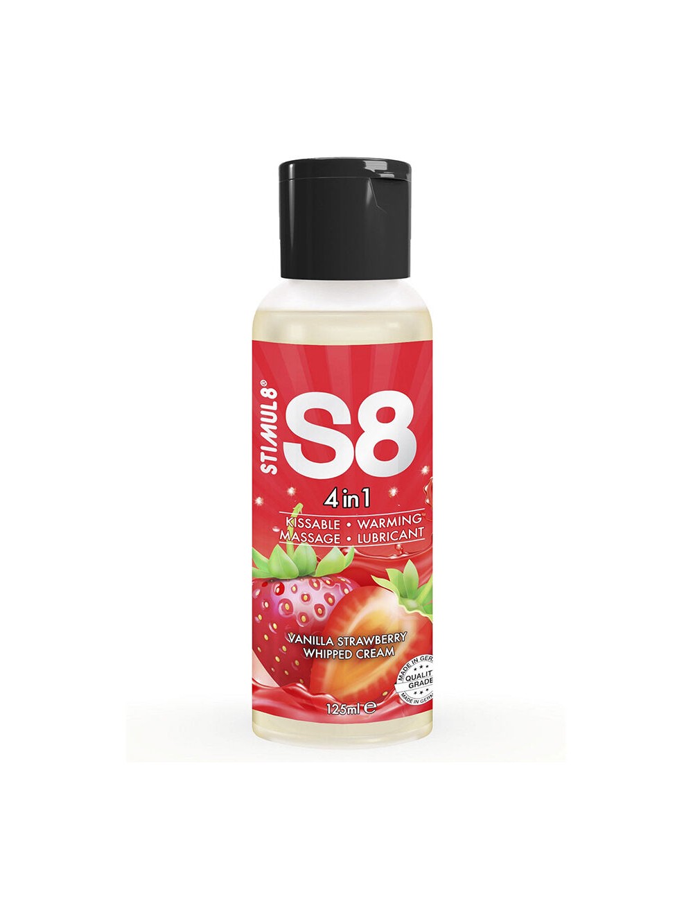 STIMUL8 - S8 4 IN 1 ERDBEER-DESSERT-SCHMIERMITTEL 125 ML STIMUL8 - S8 4 IN 1 ERDBEER-DESSERT-SCHMIERMITTEL 125 ML