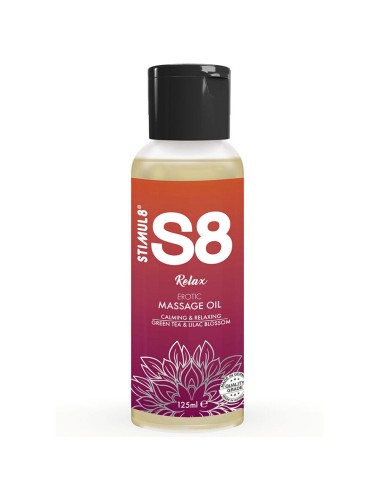 STIMUL8 - S8 RELAX GRÜNER TEE MASSAGEÖL 125 ML