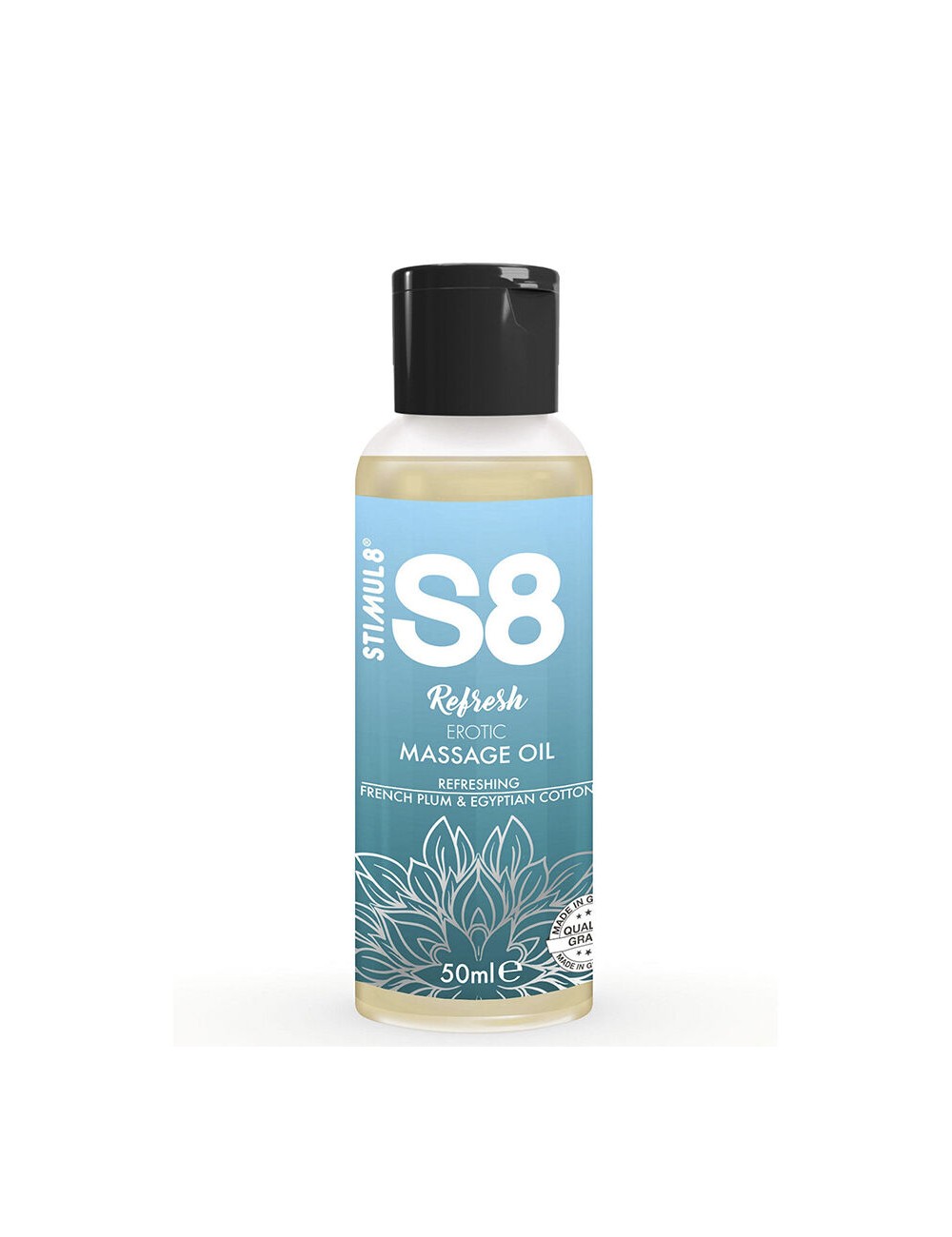 STIMUL8 - S8 REFRESH EROTISCHES BAUMWOLLMASSAGEÖL 50 ML
