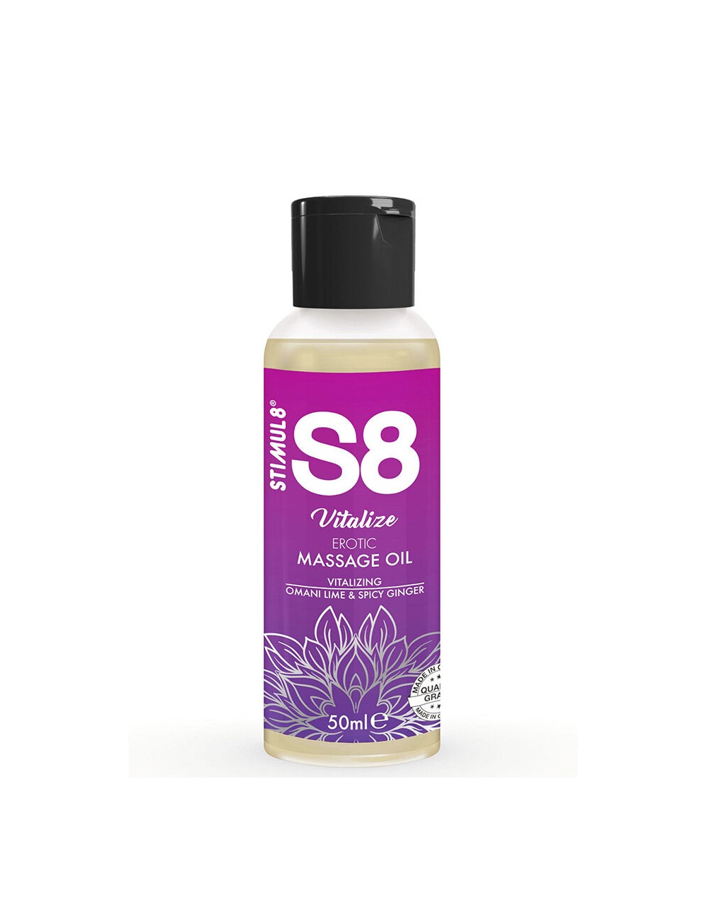 STIMUL8 - S8 VITALISIERENDES EROTISCHES MASSAGEÖL LIMETTE 50 ML