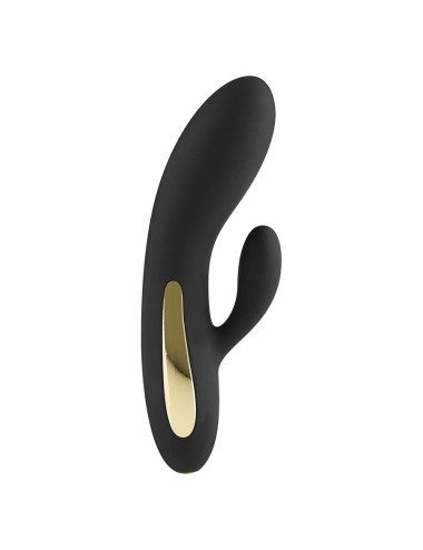 TOYJOY - SCHWARZER KANINCHENVIBRATOR MIT SPEKTAKULÄREM LICHT