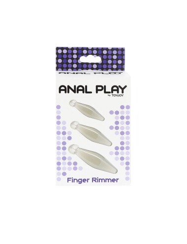 TOYJOY - ANAL PLAY FINGER RIMMER 3 STÜCK TRANSPARENT