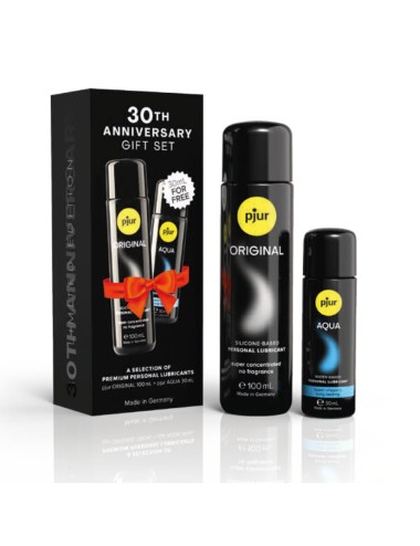 PJUR - SET 30. JAHRESTAG PJUR ORIGINAL 100 ML + PJUR AQUA 30 ML ALS GESCHENK