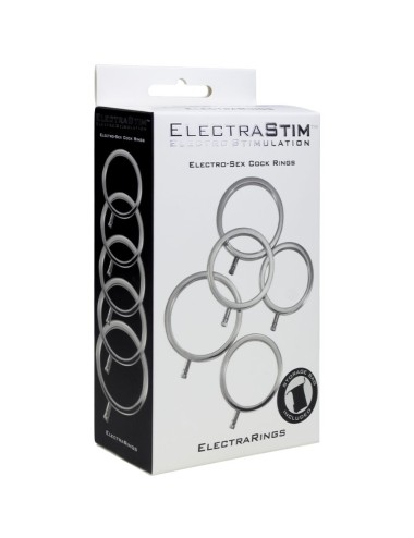 ELECTRASTIM - ELECTRARINGS METALL-PENISRINGE 5ER-PACK