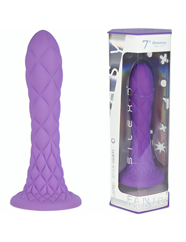 SILEXD - DREAMY DILDO FANTASY FLÜSSIGSILIKON THERMOREAKTIV VIOLETT 18