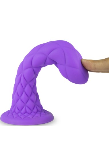 SILEXD - DREAMY DILDO FANTASY FLÜSSIGSILIKON THERMOREAKTIV VIOLETT 18,5 CM