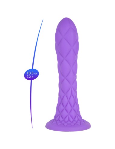 SILEXD - DREAMY DILDO FANTASY FLÜSSIGSILIKON THERMOREAKTIV VIOLETT 18,5 CM