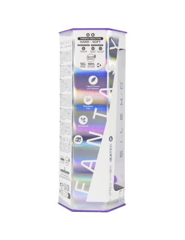SILEXD - DREAMY DILDO FANTASY FLÜSSIGSILIKON THERMOREAKTIV VIOLETT 18,5 CM
