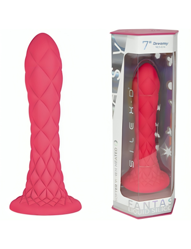 SILEXD - DREAMY DILDO FANTASY FLÜSSIGSILIKON THERMOREAKTIV FUCHSIA 18