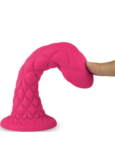 SILEXD - DREAMY DILDO FANTASY FLÜSSIGSILIKON THERMOREAKTIV FUCHSIA 18,5 CM