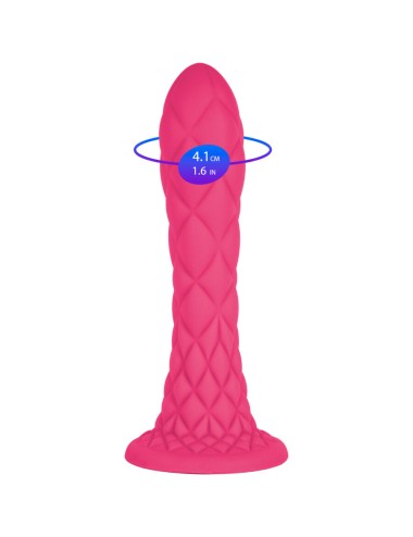 SILEXD - DREAMY DILDO FANTASY FLÜSSIGSILIKON THERMOREAKTIV FUCHSIA 18,5 CM