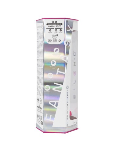 SILEXD - DREAMY DILDO FANTASY FLÜSSIGSILIKON THERMOREAKTIV FUCHSIA 18,5 CM