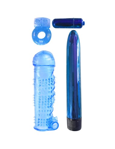 CLASSIX - ULTIMATE PLEASURE COUPLES KIT AZUL