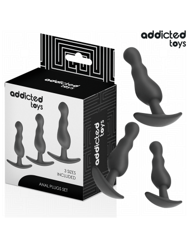 ADDICTED TOYS - 3ER-SET ANALPLUG MODELL 1