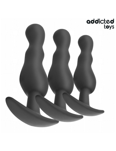 ADDICTED TOYS - 3ER-SET ANALPLUG MODELL 1