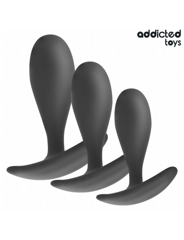 ADDICTED TOYS - 3ER-SET ANALPLUG MODELL 2