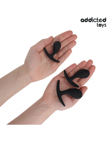 ADDICTED TOYS - 3ER-SET ANALPLUG MODELL 3