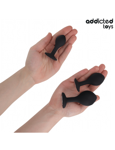 ADDICTED TOYS - 3ER-SET ANALPLUG MIT JUWEL