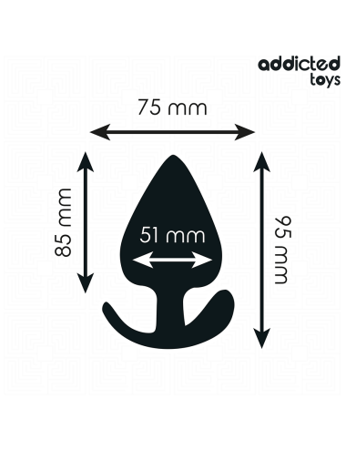ADDICTED TOYS - ANALPLUG GRÖSSE XL 9.5 CM