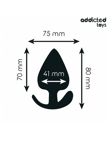 ADDICTED TOYS - ANALSTECKER GRÖSSE L 8 CM