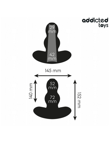 ADDICTED TOYS - HOHL ANAL PLUG GRÖSSE XXL 15,2 CM