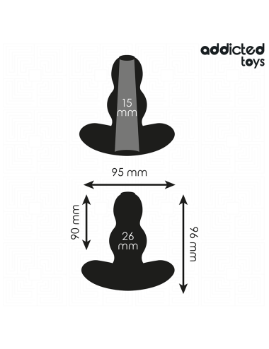 ADDICTED TOYS - HOHL ANAL PLUG GRÖSSE M 9,6 CM