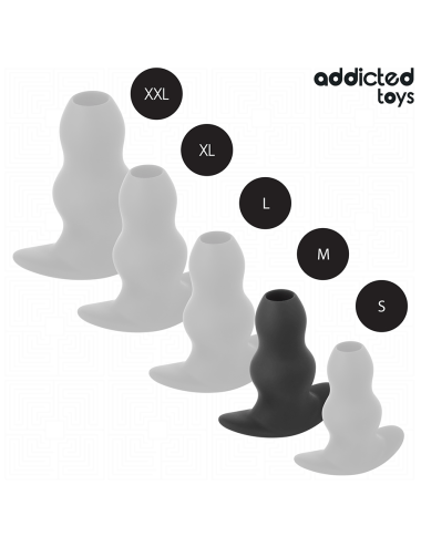 ADDICTED TOYS - HOHL ANAL PLUG GRÖSSE M 9,6 CM