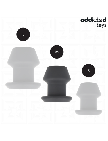 ADDICTED TOYS - EXTREM HOHL ANAL PLUG GRÖSSE M 8,7 CM