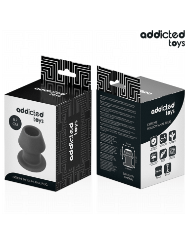 ADDICTED TOYS - EXTREM HOHL ANAL PLUG GRÖSSE M 8,7 CM